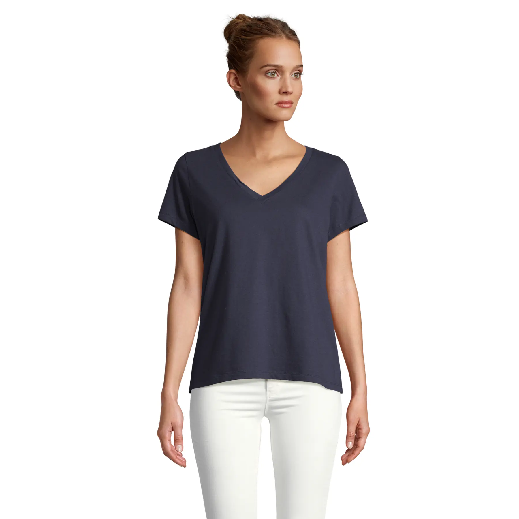 T-shirt da donna con scollo a V  Regent