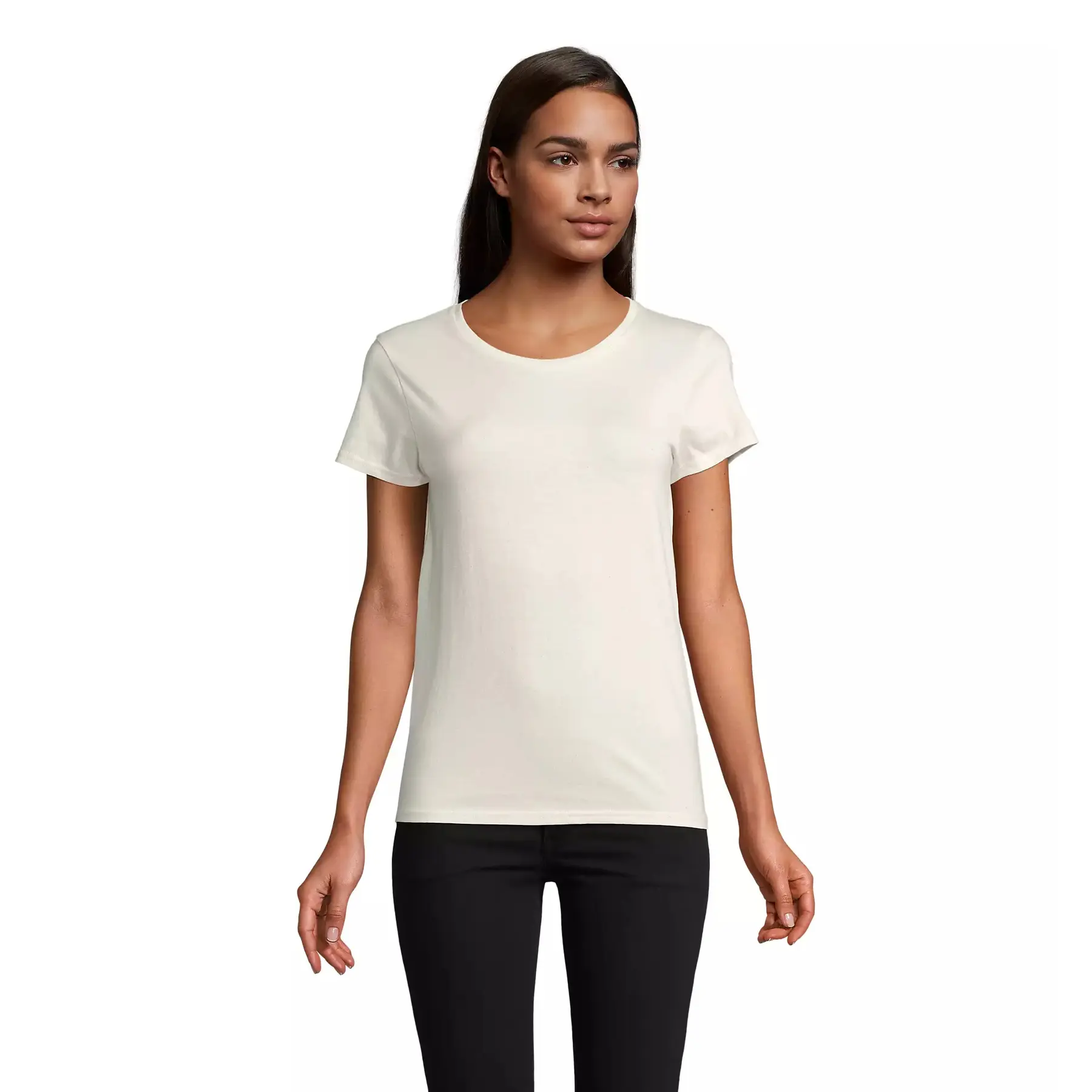 Figurbetontes Jersey-T-Shirt für Frauen Sol's Pioneer