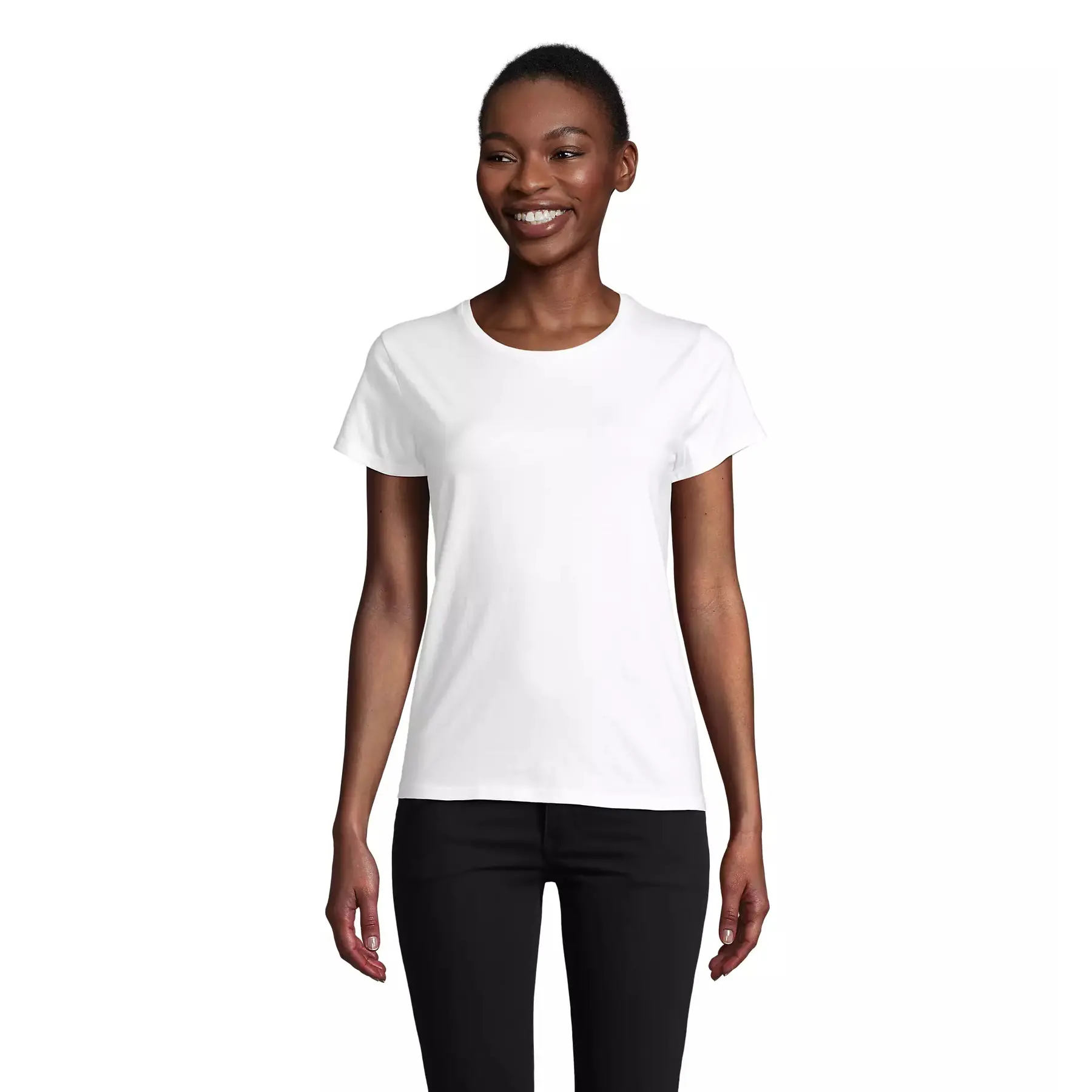 Figurbetontes Jersey-T-Shirt für Frauen Sol's Pioneer