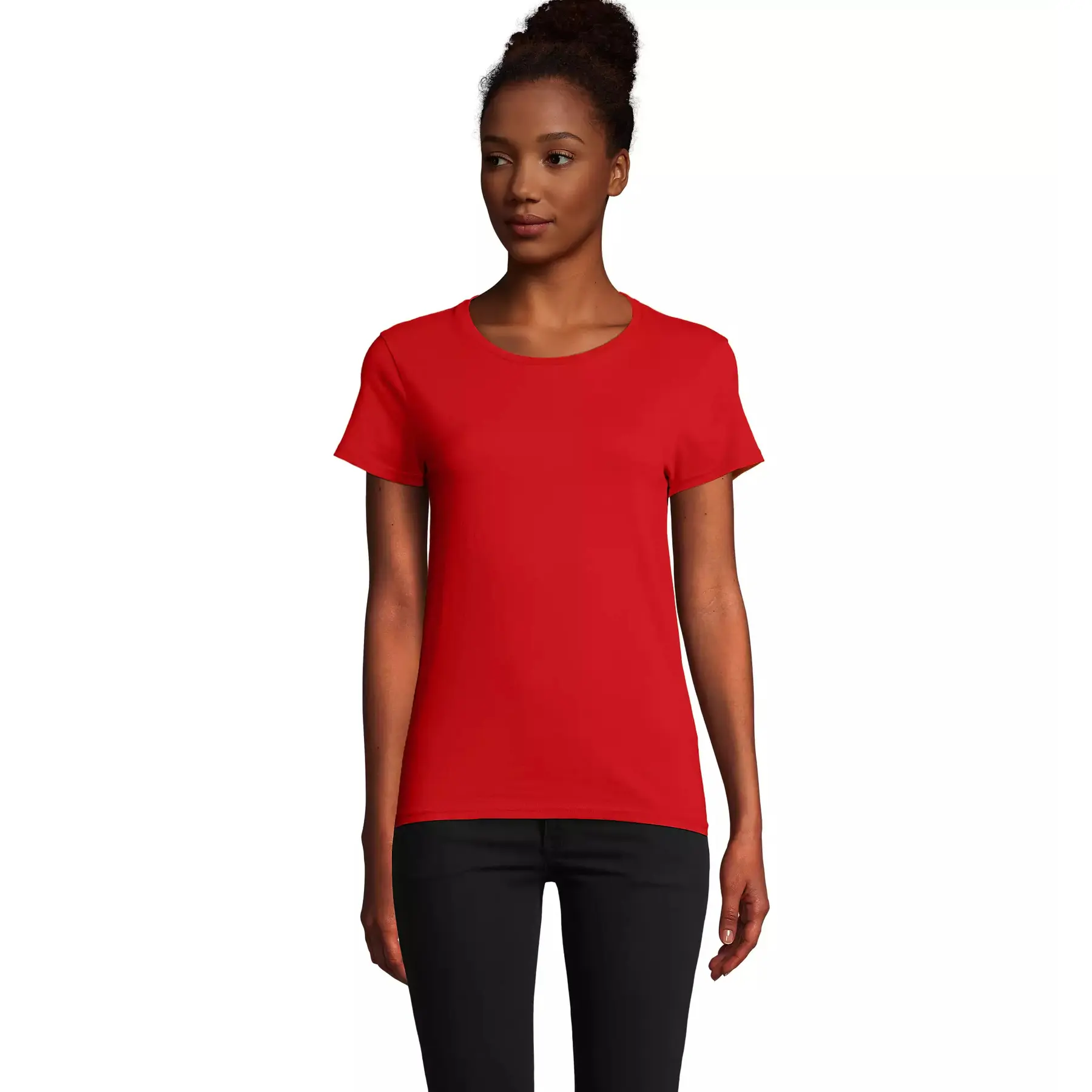 Figurbetontes Jersey-T-Shirt für Frauen Sol's Pioneer