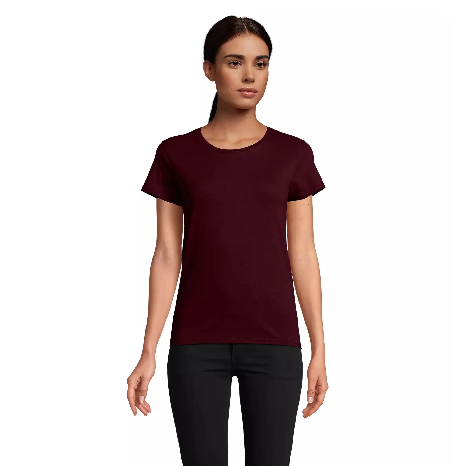Figurbetontes Jersey-T-Shirt für Frauen Sol's Pioneer