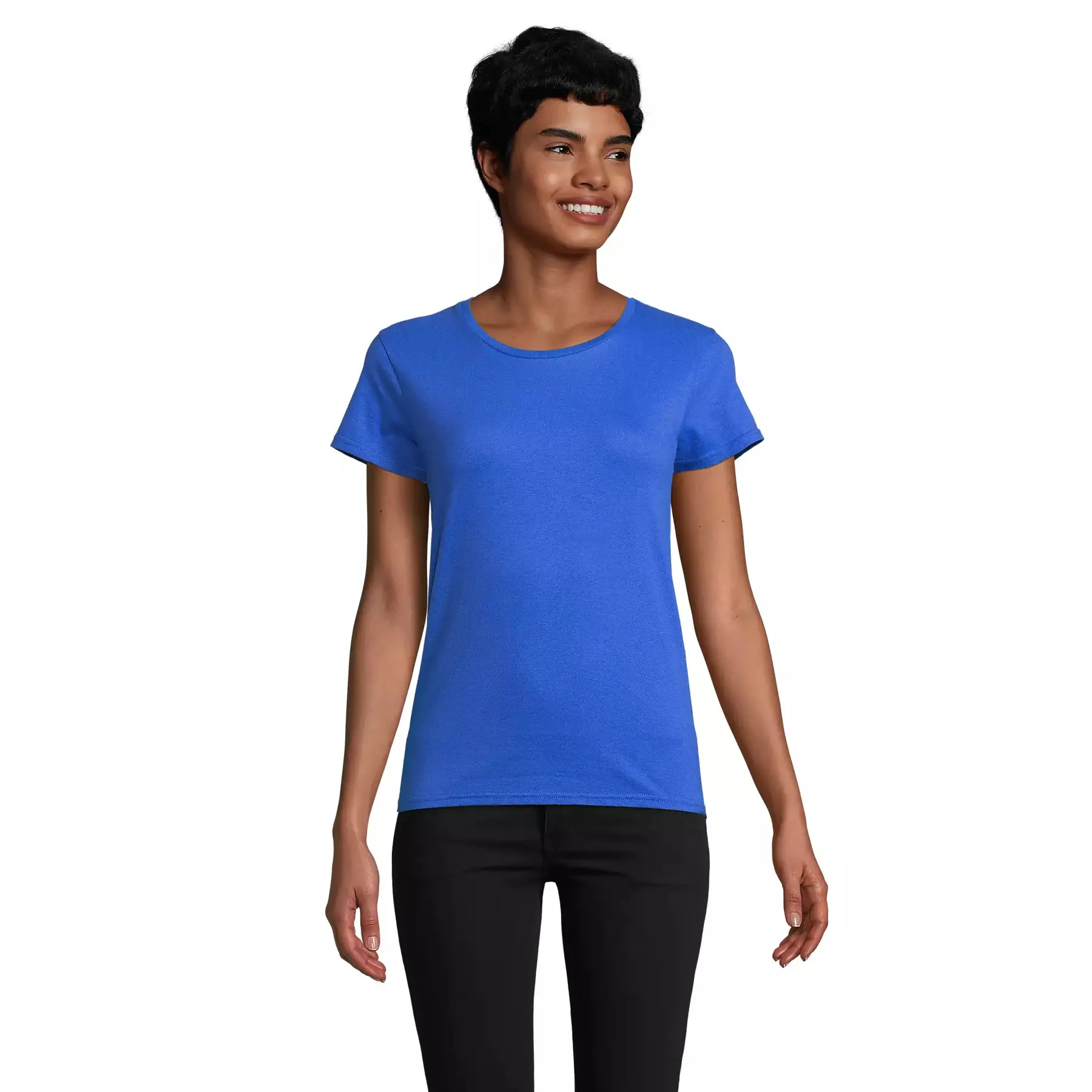 Figurbetontes Jersey-T-Shirt für Frauen Sol's Pioneer