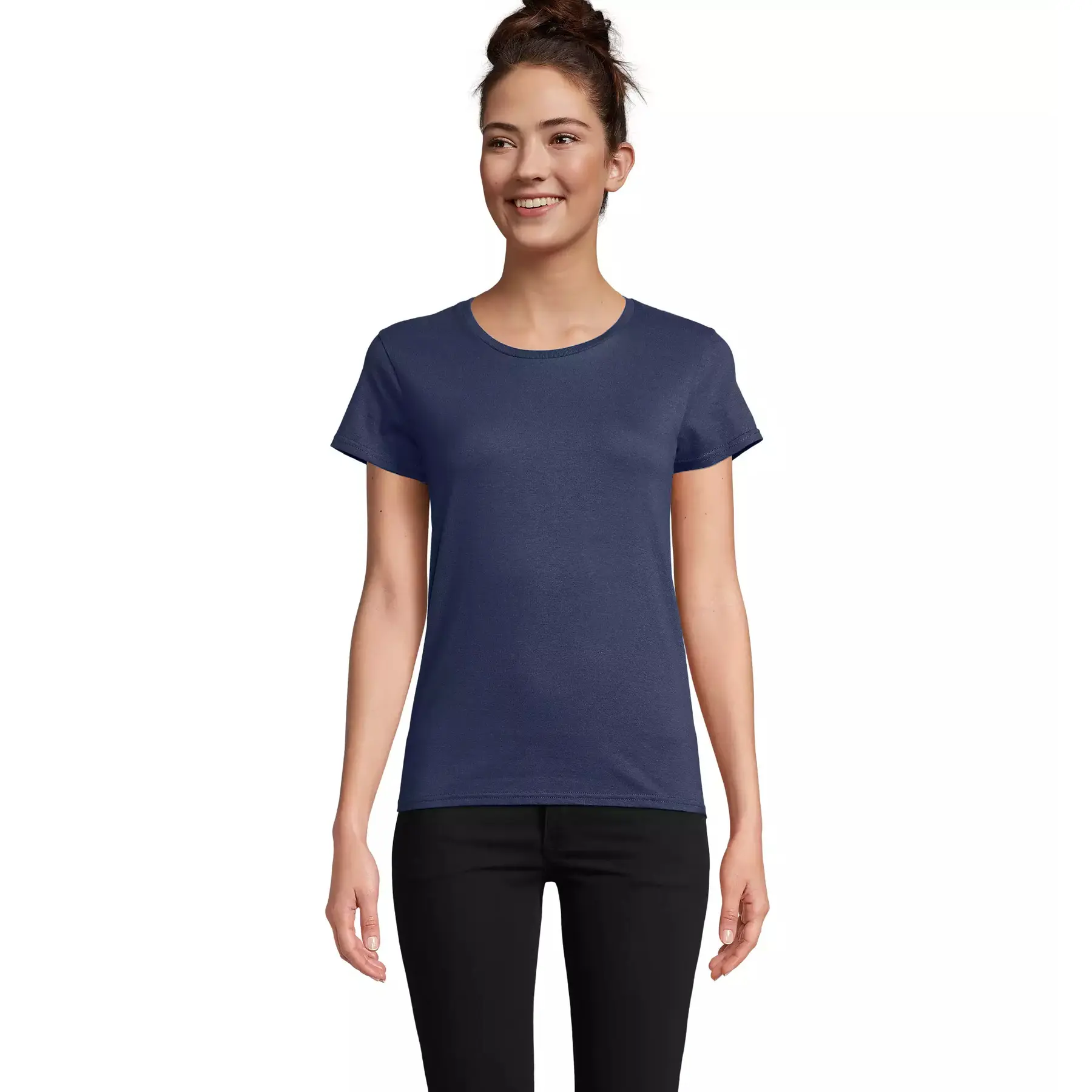 Figurbetontes Jersey-T-Shirt für Frauen Sol's Pioneer