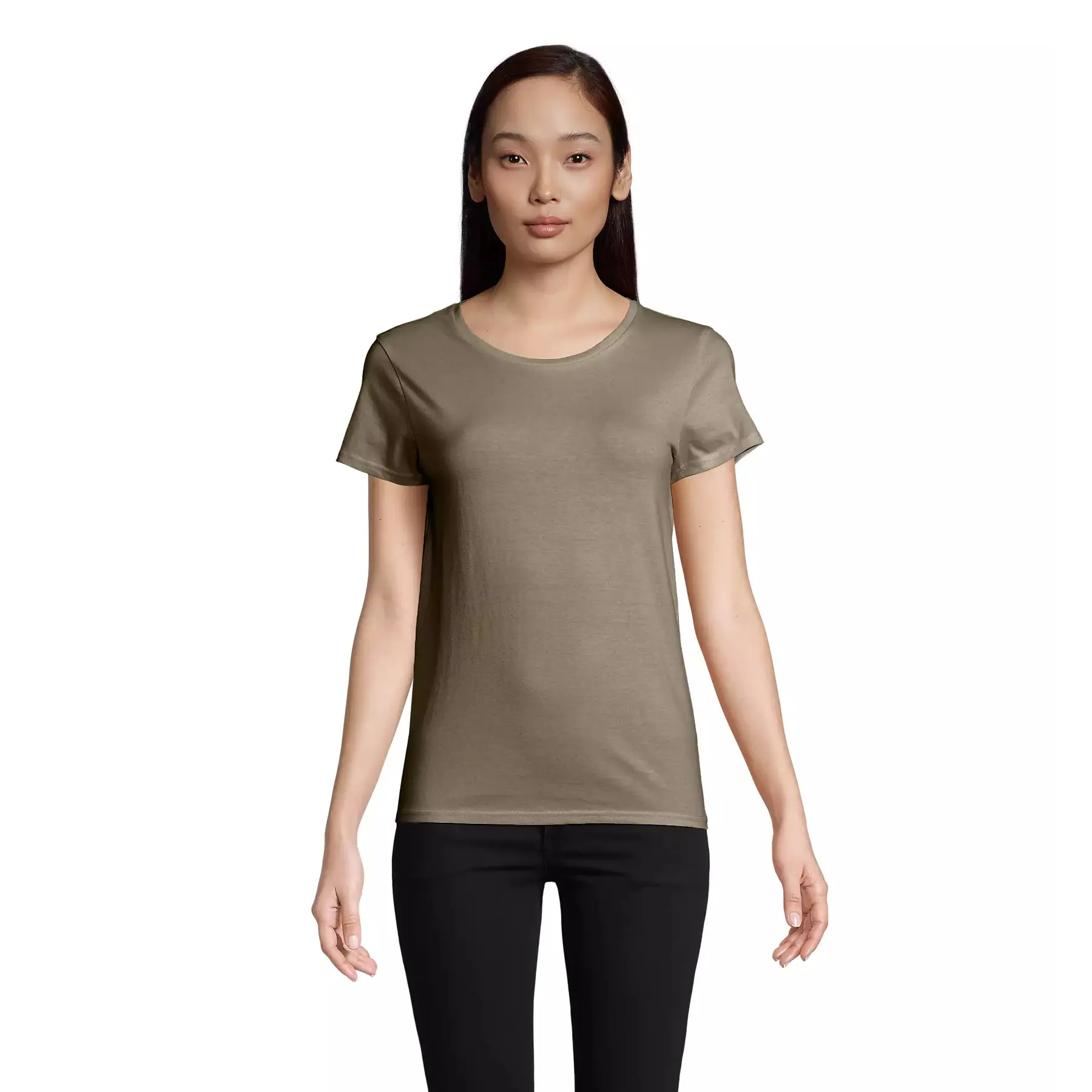 Figurbetontes Jersey-T-Shirt für Frauen Sol's Pioneer
