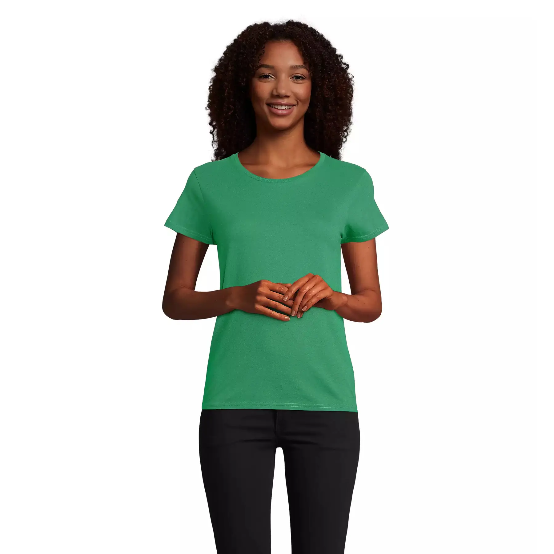 Figurbetontes Jersey-T-Shirt für Frauen Sol's Pioneer