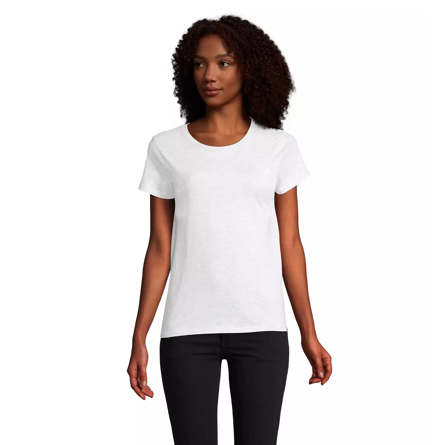Figurbetontes Jersey-T-Shirt für Frauen Sol's Pioneer