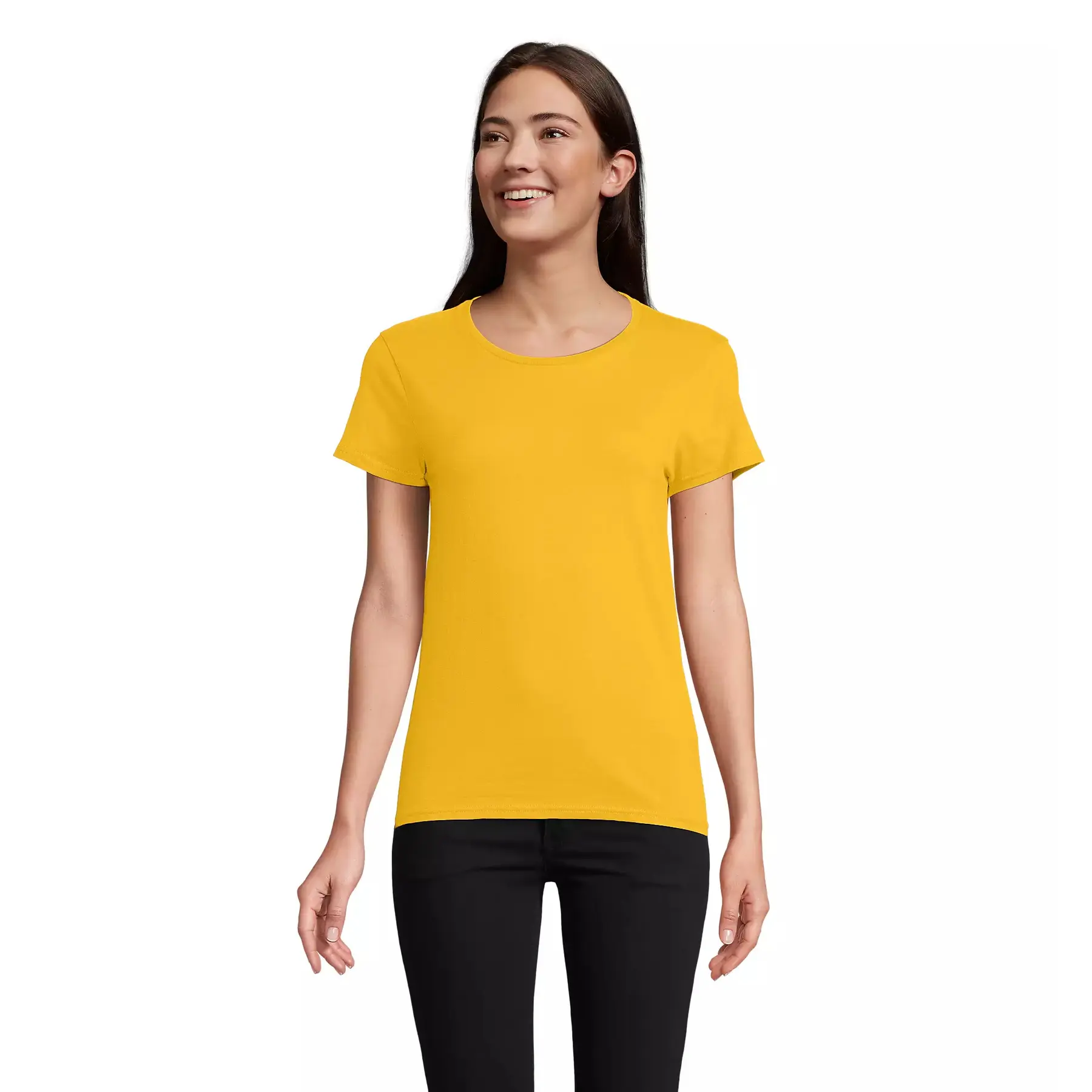 Figurbetontes Jersey-T-Shirt für Frauen Sol's Pioneer