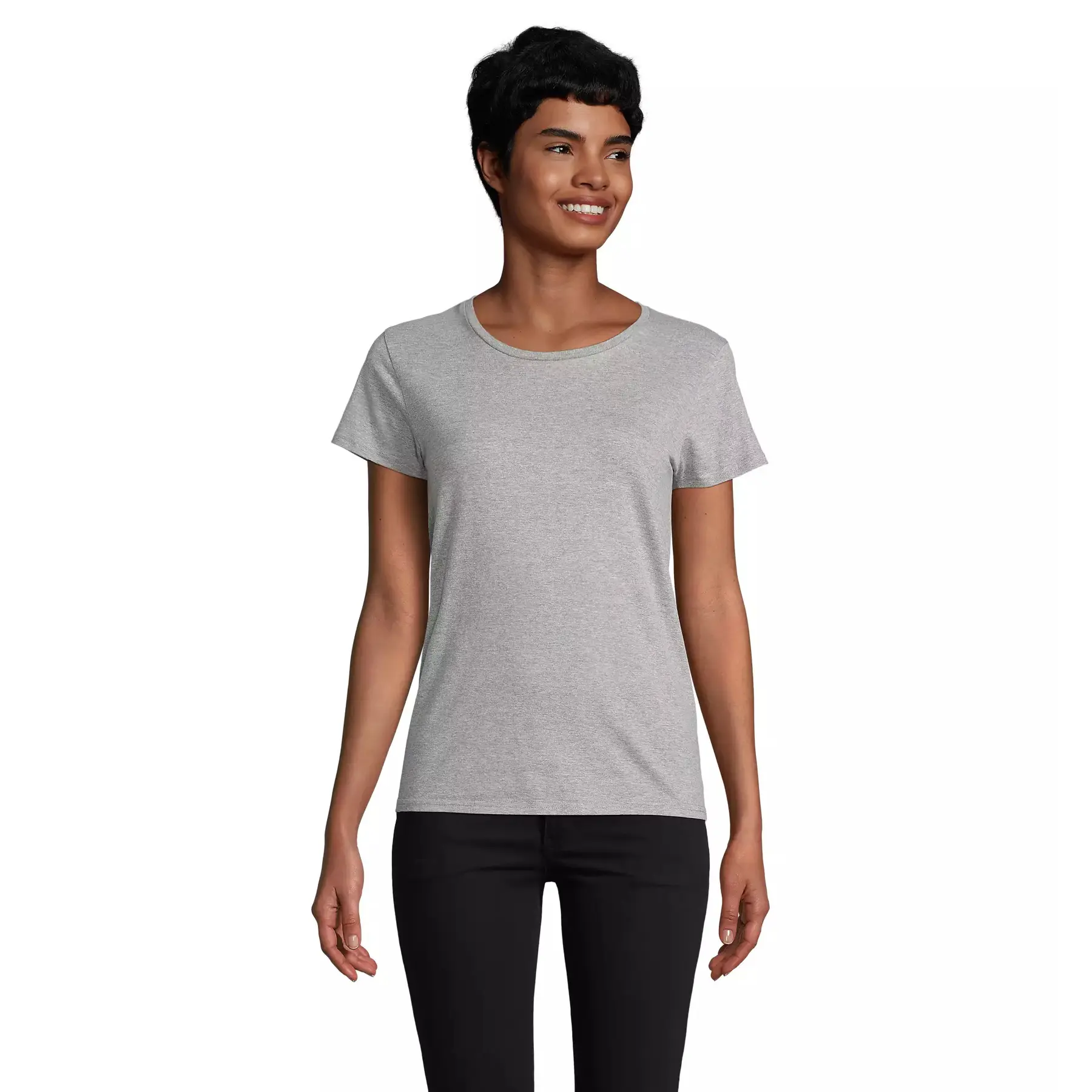 Figurbetontes Jersey-T-Shirt für Frauen Sol's Pioneer