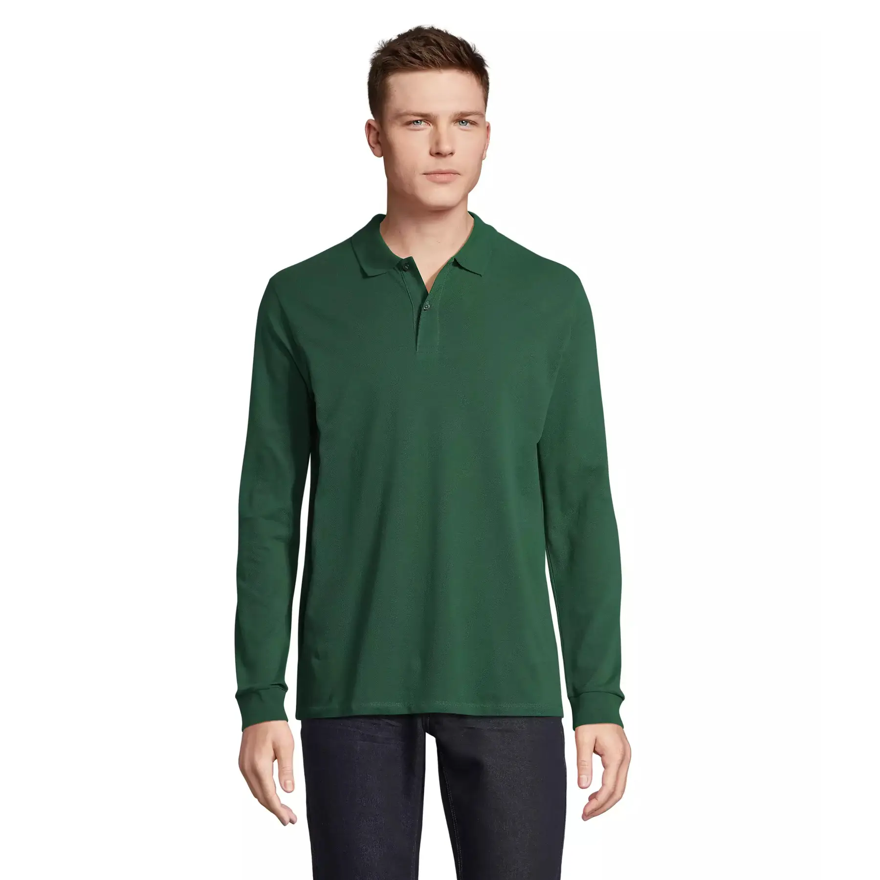 Langärmeliges Polo-Shirt Sol's Planet