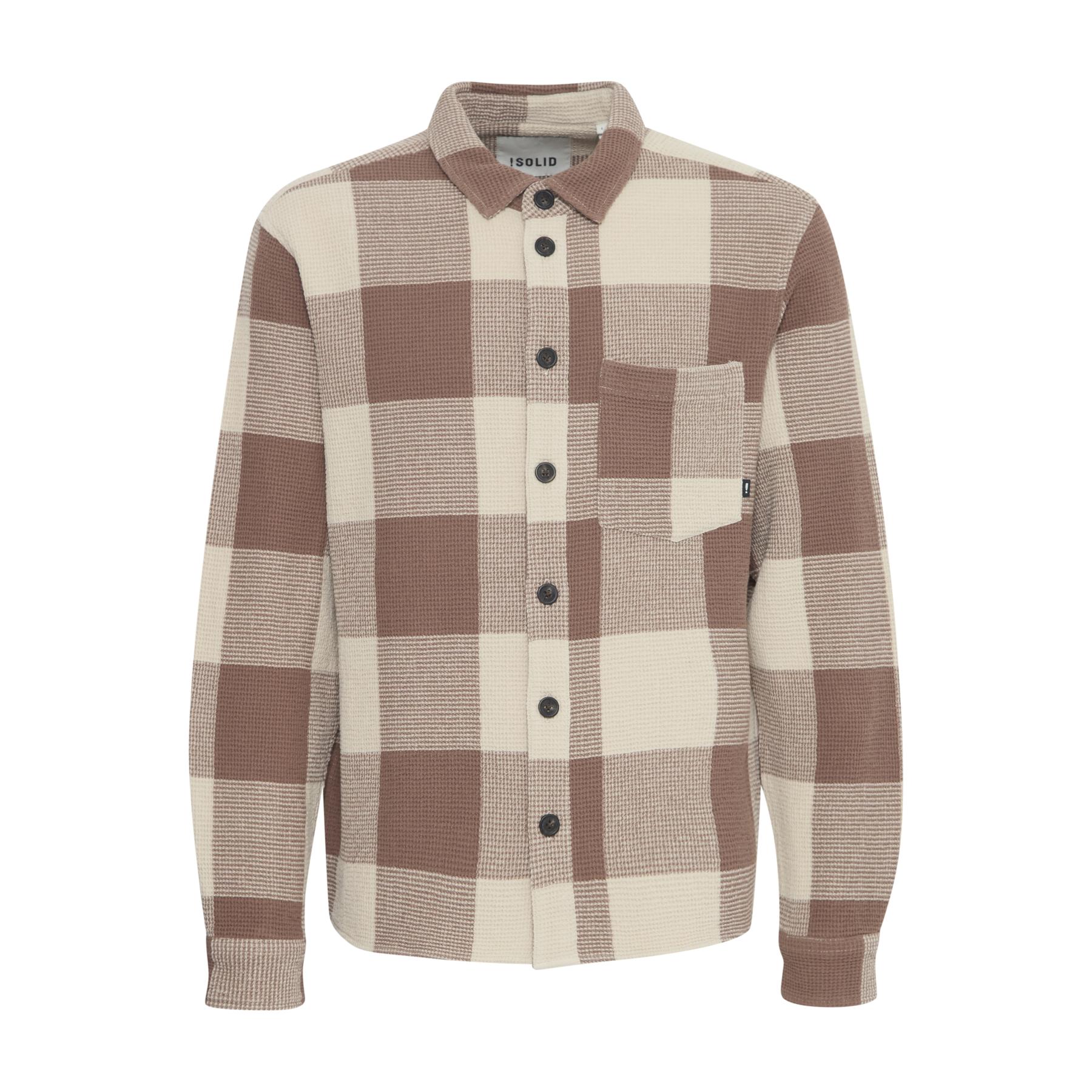 5715574538440 - Kariertes Waffelpullover Doliver