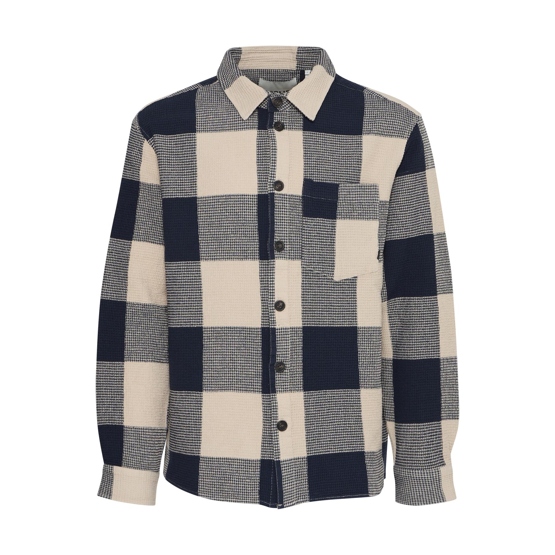 5715574538471 - Kariertes Waffelpullover Doliver