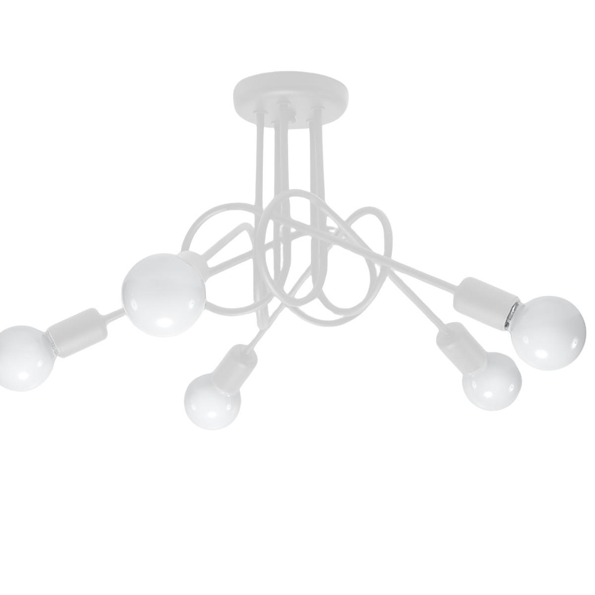 5903282776623 - Sollux - Deckenlampen Supeł 5xE27 Neutralweiß 55cm