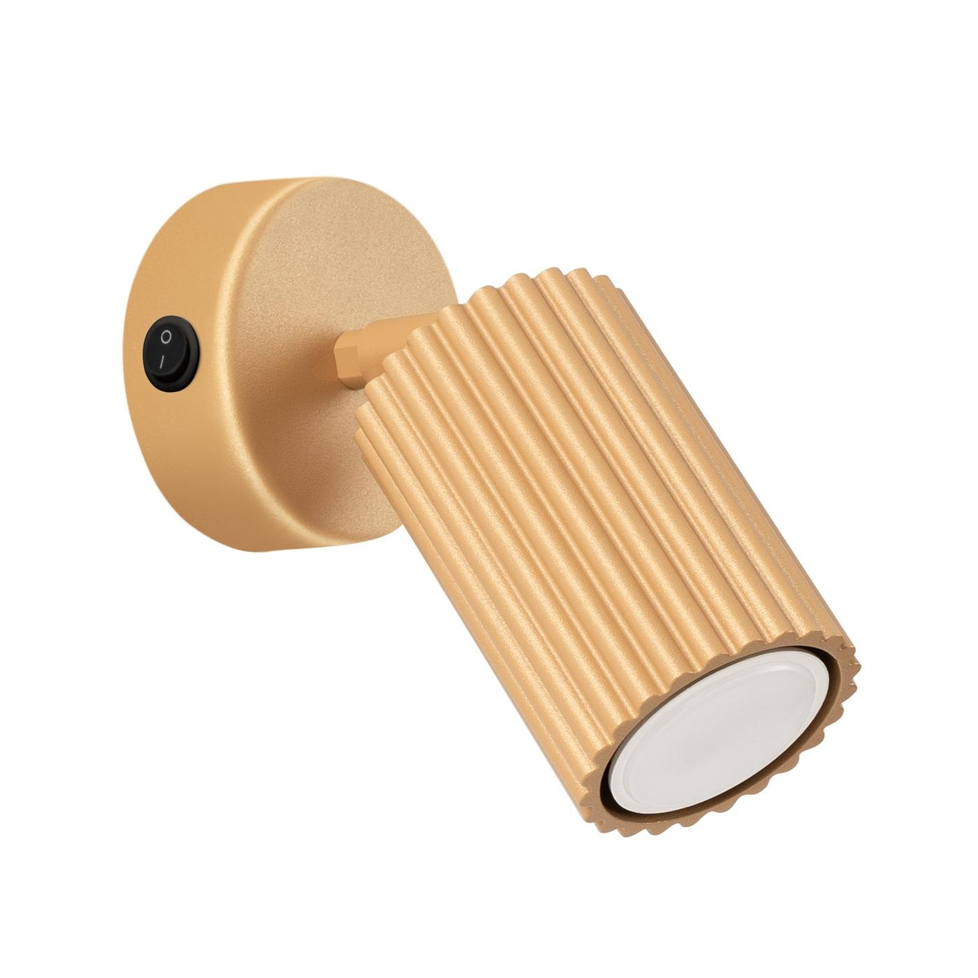 5907073000386 - SL1560 Wandleuchte KARBON goldene mit Schalter