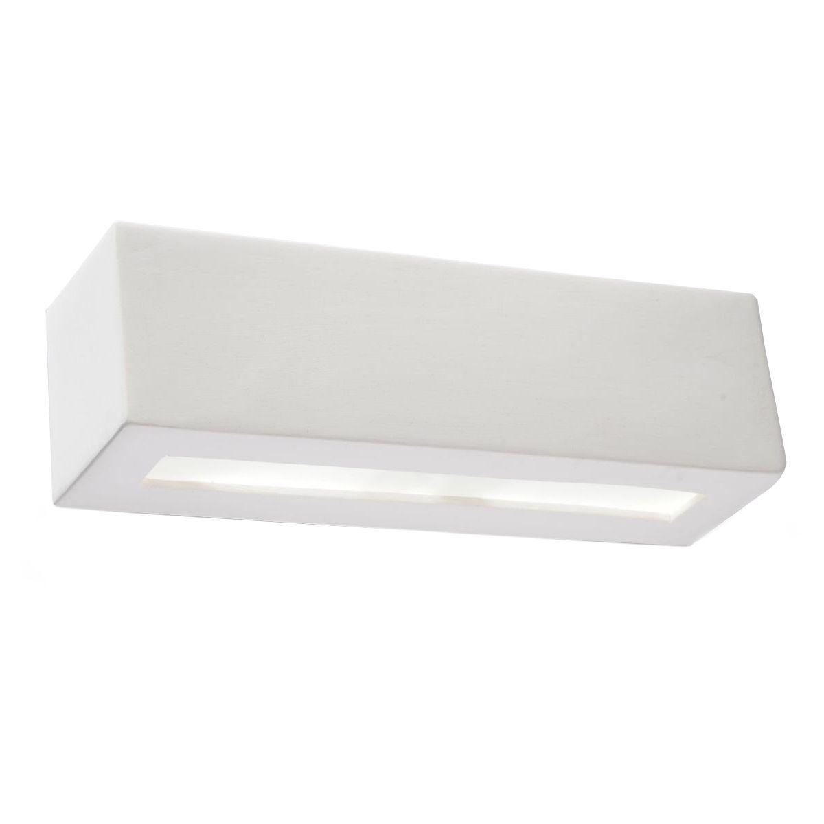 5902622425290 - lighting Vega Lampe De Wand De Keramik Vielseitiges modernes Design E27 Austauschbare Birne 1 x 60 W Weiß 325 x 95 x 95 cm