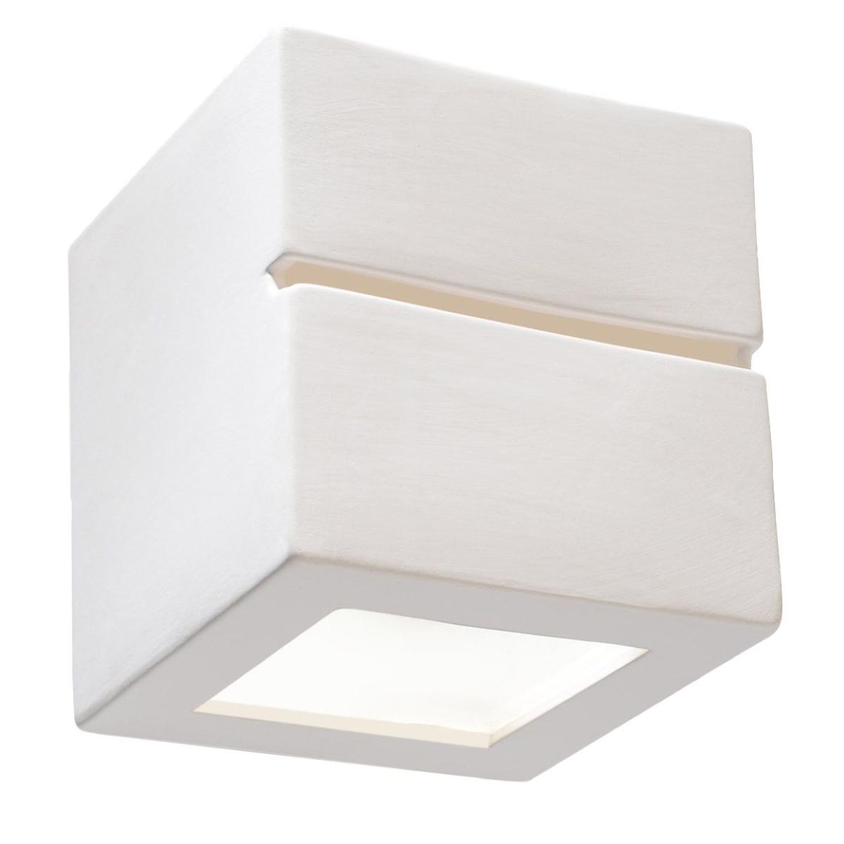 5902622427294 - Ledkia - sollux Beleuchtung Leo Line Lamp De Wand De Keramik Vielseitiges modernes Design E27 austauschbare Birne 1 x 60 w Weiß 14 x 14 x 14 cm