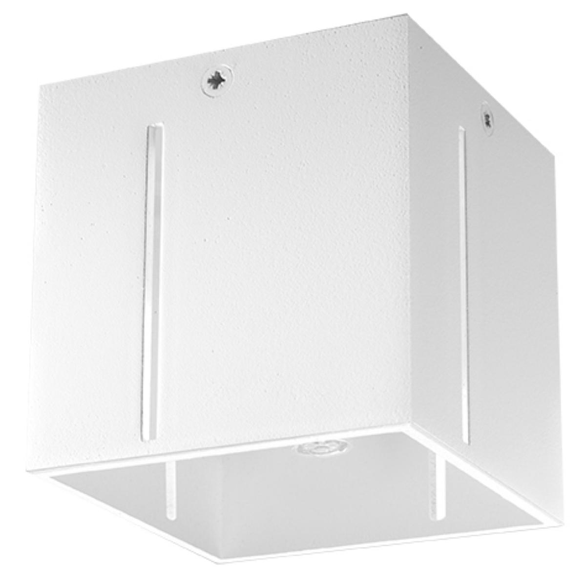 5902622428970 - Sollux - Lampe pixar Lighting Beleuchtung Aluminium Glühbirne led Quadratischer Minimalistischer Lampenschirm Einfache Installation Farbe White