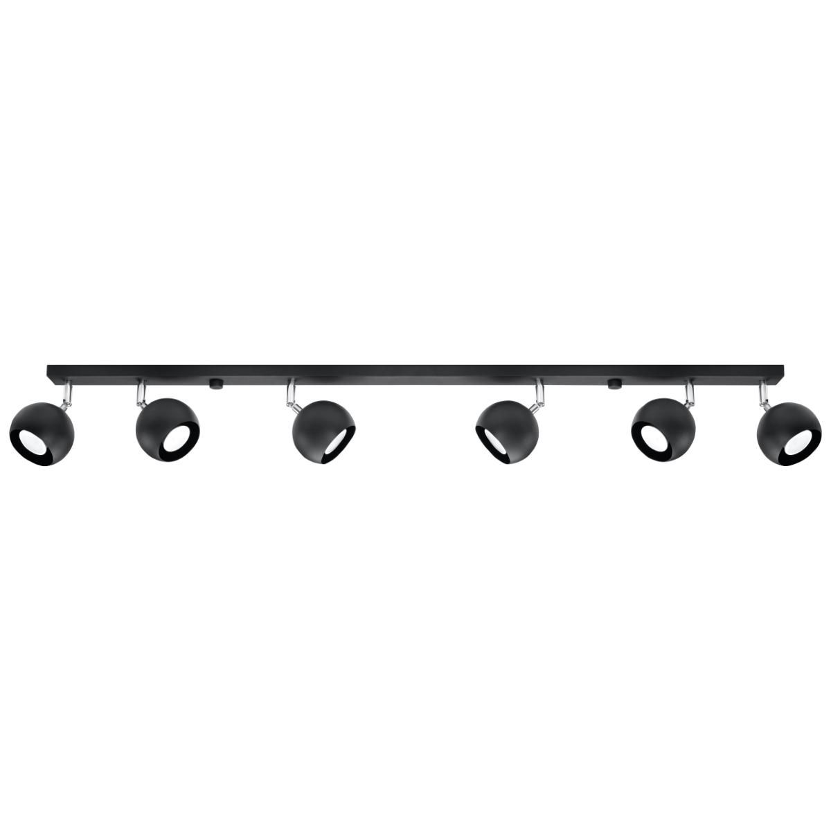 5902622429472 - SL0448 Deckenleuchte oculare famiglia schwarz l 120 b 10 h 15 Fassung GU10 dimmbar - Sollux 5902622429472 - SL0448 Deckenleuchte oculare famiglia schwarz l 120 b 10 h 15 Fassung GU10 dimmbar - Sollux