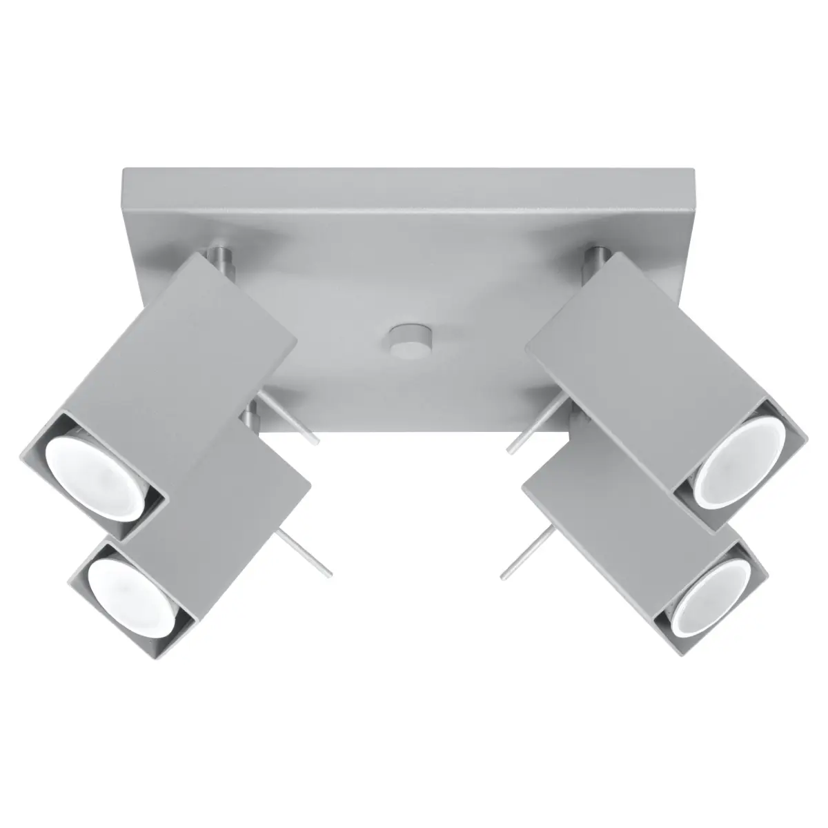 5902622429571 - Beleuchtung Merida 4 Plafond Lamp de minimalistische Deckenleuchte für Innenräume Stand de beweglicher Lampenschirm Glühbirne GU10 4 x 40 w 4 x 12 w