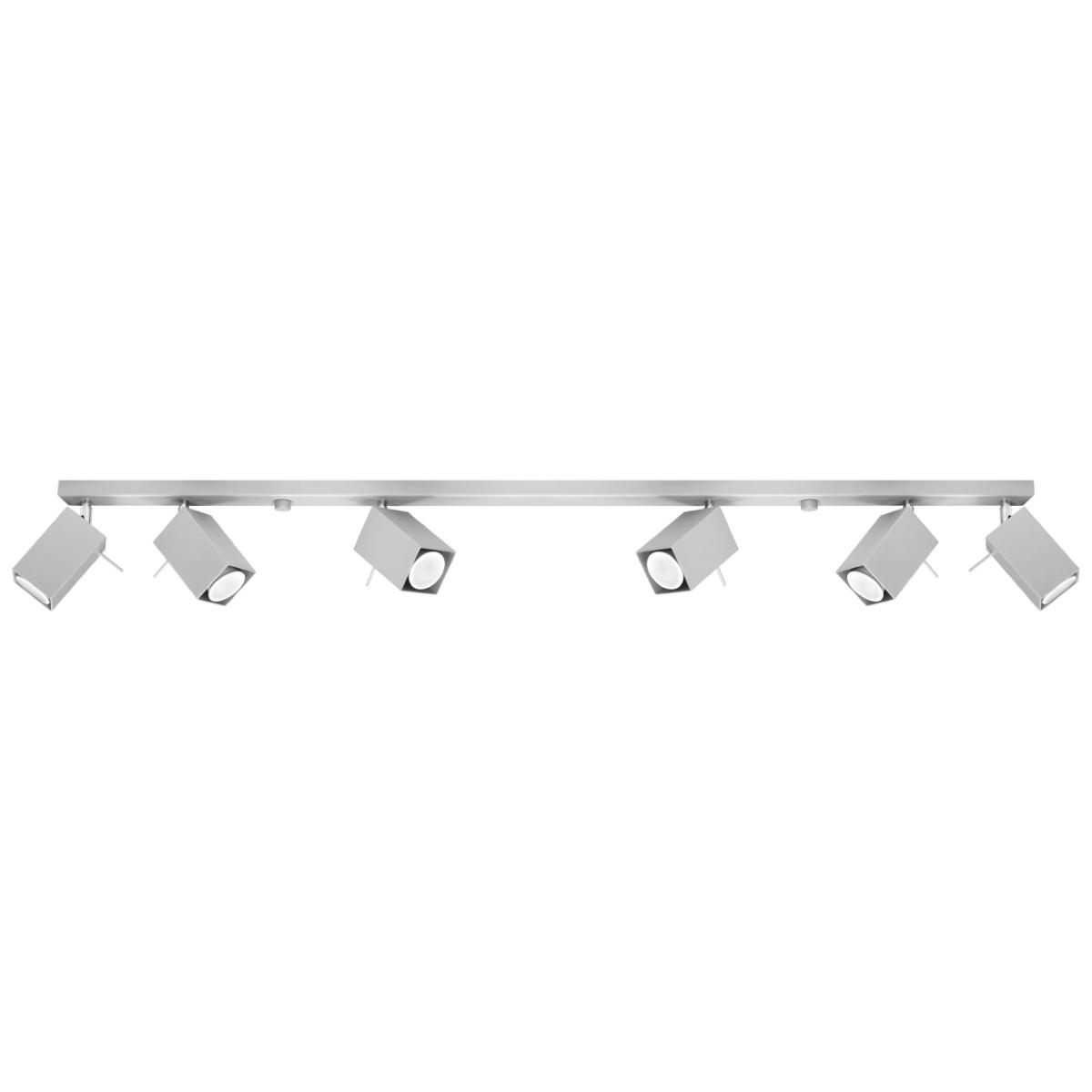 5902622429618 - Beleuchtung Merida 6L Plafondlampe de minimalistische Zimmerdecke de beweglicher Lampenschirm de Unterstützung Birne GU10 6 x 40 w 6 x 12 w led Stahl