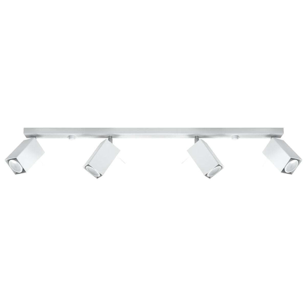 5902622429625 - Sollux - Beleuchtung Merida 4L Plafondlampe de minimalistische Zimmerdecke de beweglicher Lampenschirm de Unterstützung GU10 Leuchtmittel 4 x 40 w 4