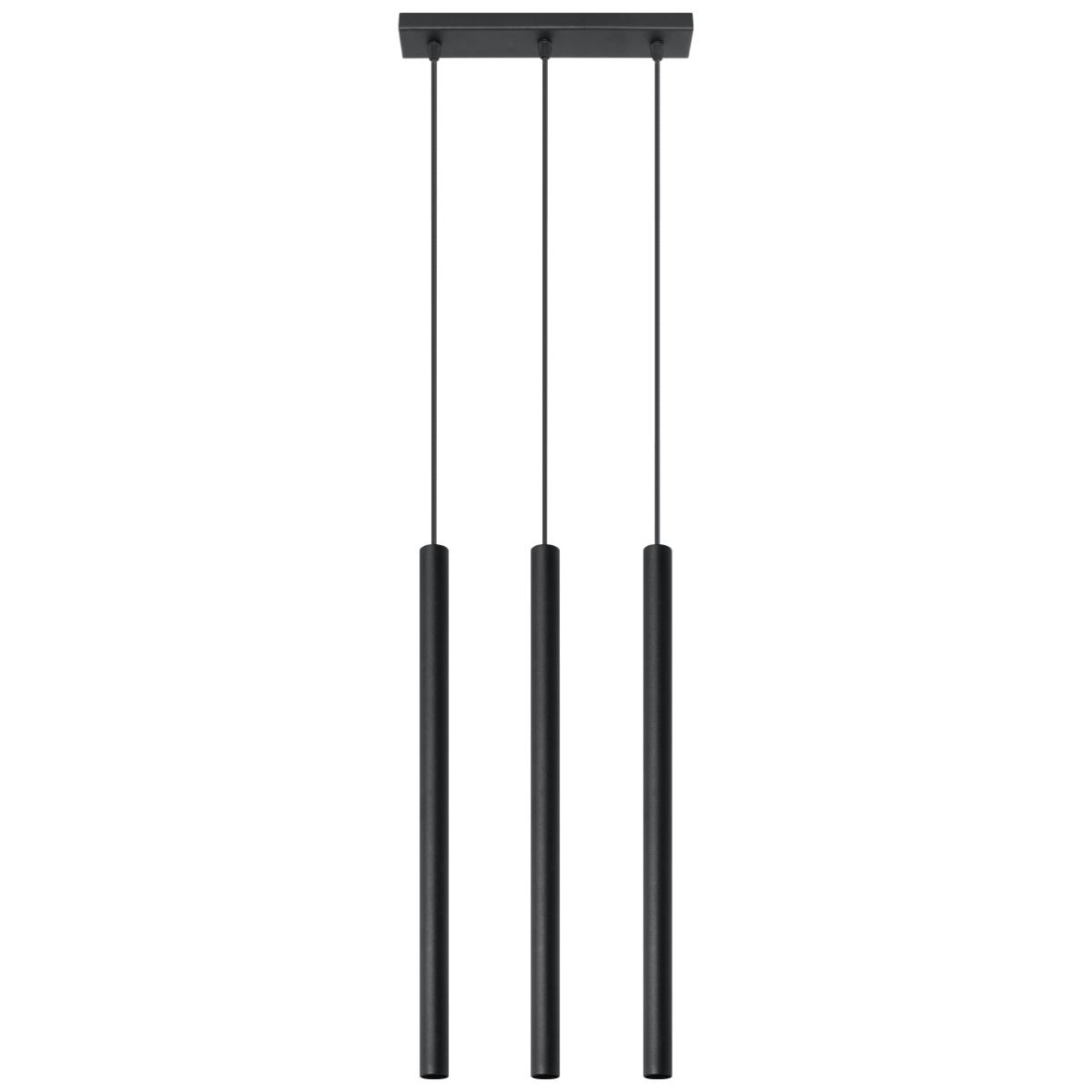 5902622429694 - Sollux - Beleuchtung Pastelo Lampe de Decke con 3 Strahler Lampe de Decke Hängeleuchte für Wohnzimmer Esszimmer Lampe de Küche Stahl beschichtet