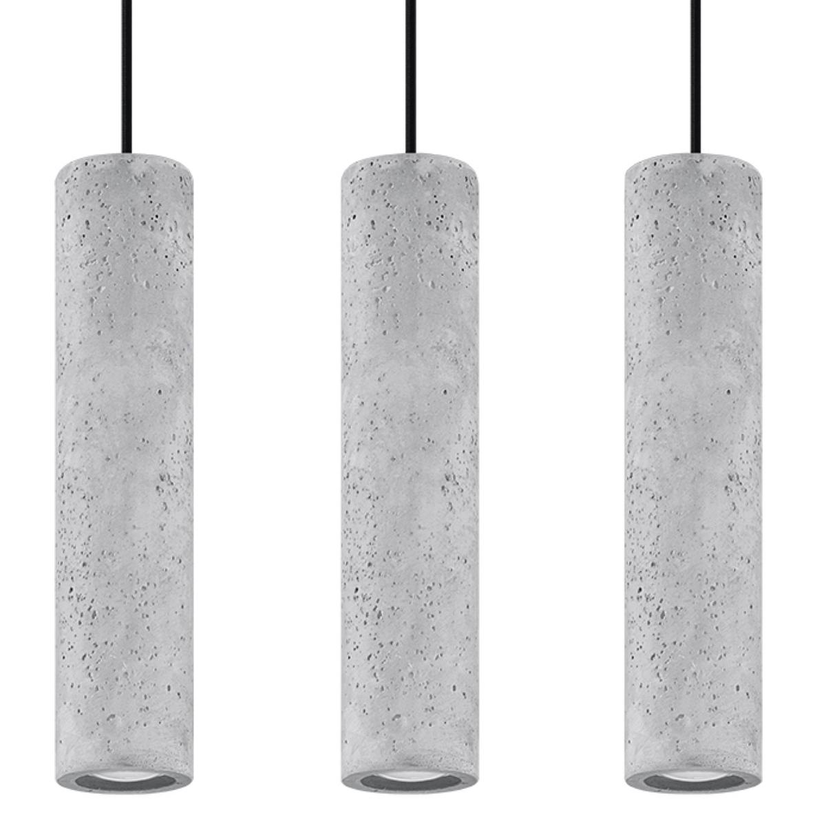 5903282706545 - Lighting Luvo 3L Spotlight Pendelleuchte De Decke Minimalistisches Design e Industrial Auswechselbare GU10 Birne 3 x 40 w Made De Hormig - Sollux