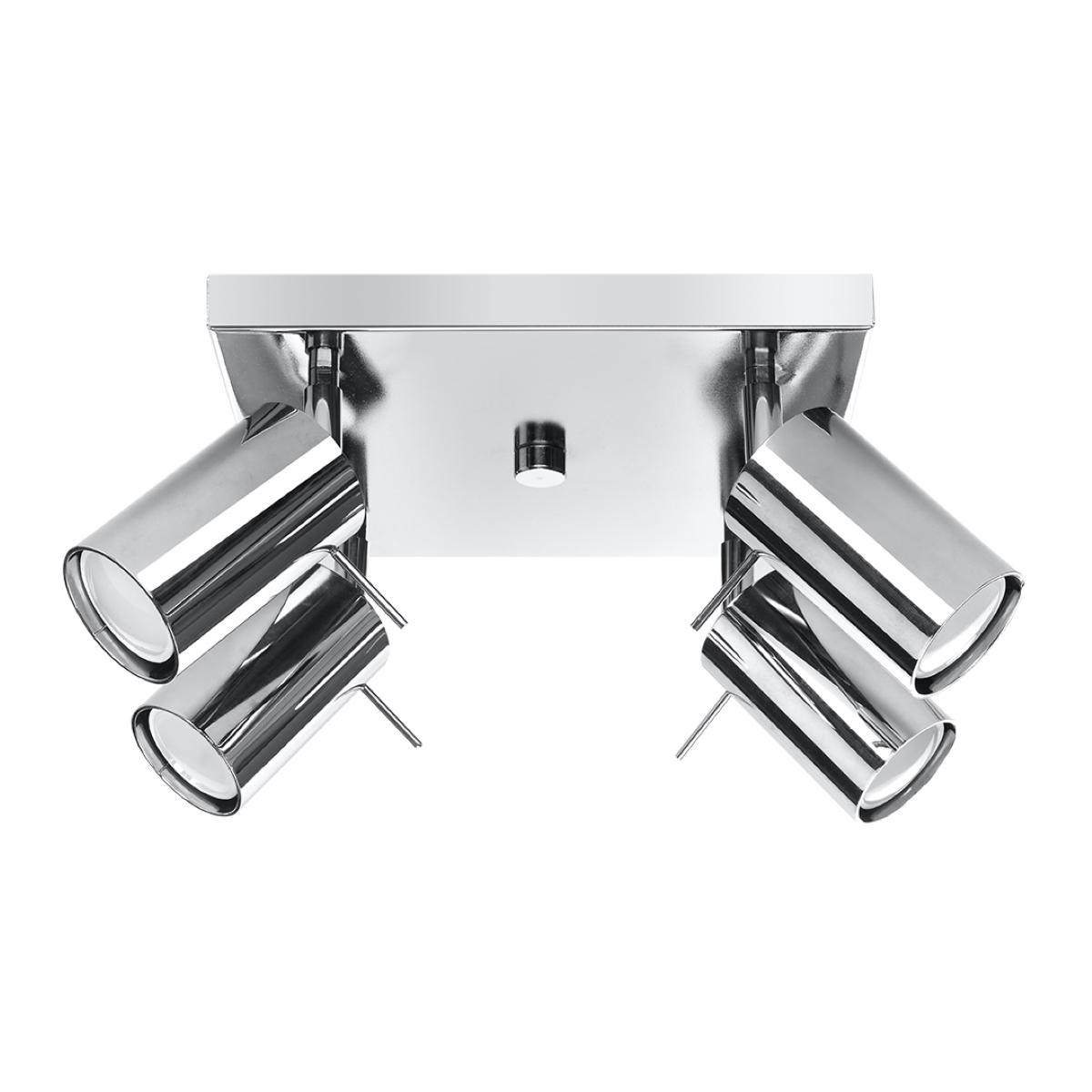 5903282707290 - Sollux - Spotlight Clusters Flush Light Chrome GU10 Strahlercluster Flächenbündig Chrom GU10