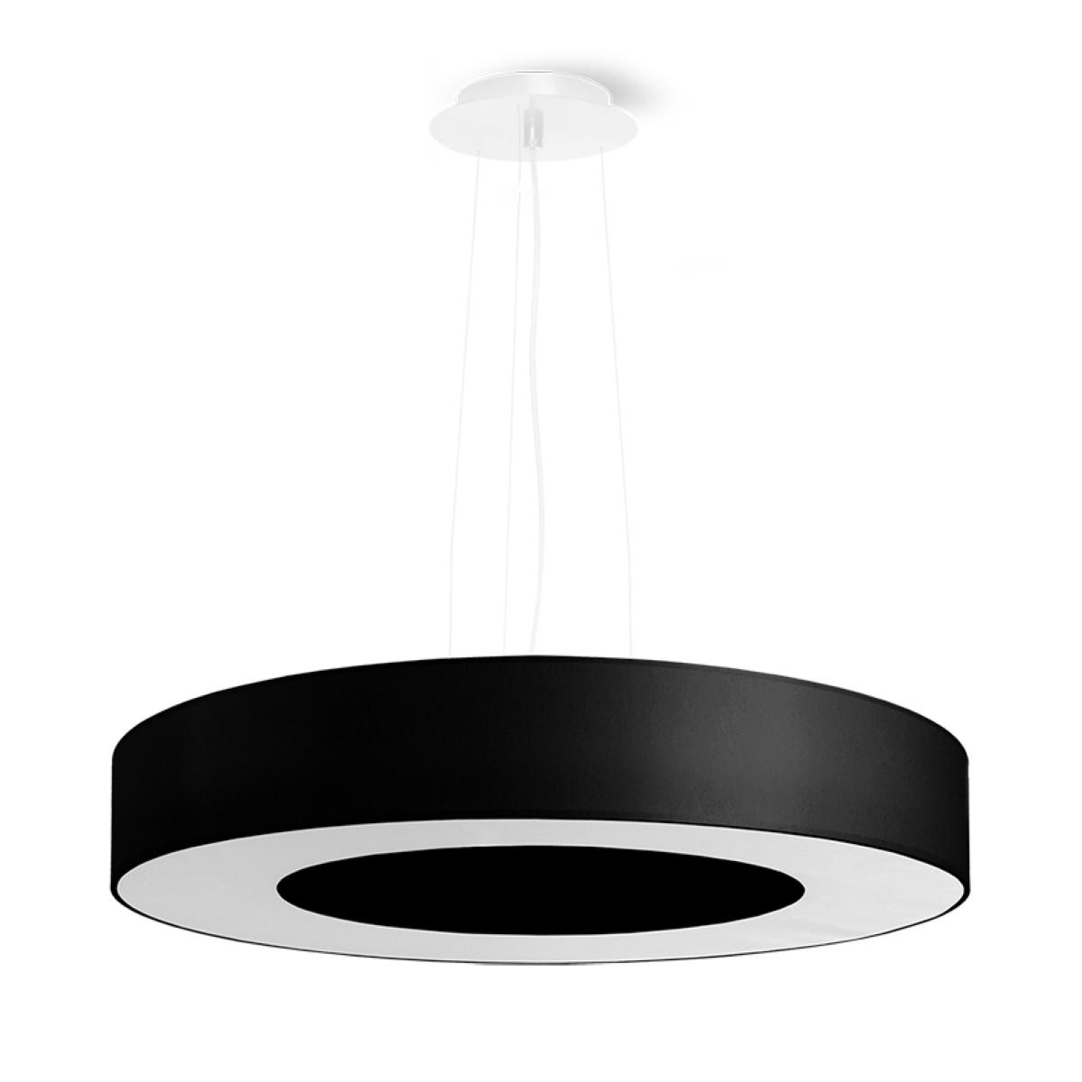5903282707498 - Sollux - Cylindrical Pendant Light Black 50cm E27 Zylindrische Pendelleuchte Schwarz 50cm E27