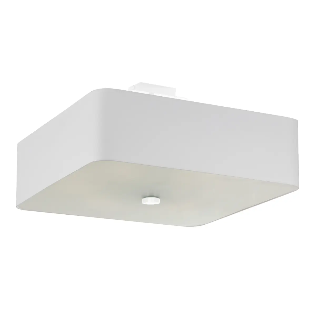 5903282707740 - Incasso quadrato bianco 45cm E27 Plafón de empotrar cuadrado Blanco 45cm E27 - Sollux
