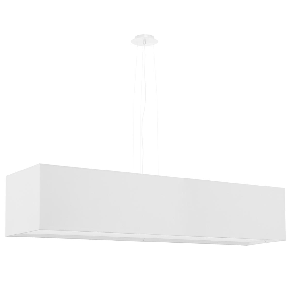 5903282708259 - Sollux - Lampada a sospensione lineare a barra bianca 5x E27 Hängeleuchte de barra lineal Blanca 5x E27