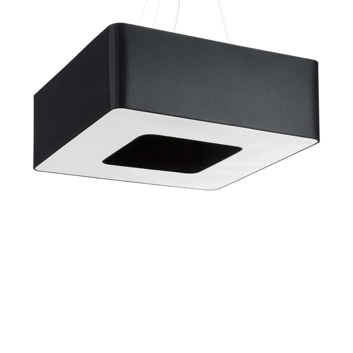 5903282708280 - Sollux - Square Pendant Light Black 60cm E27 Quadratische Pendelleuchte Schwarz 60cm E27