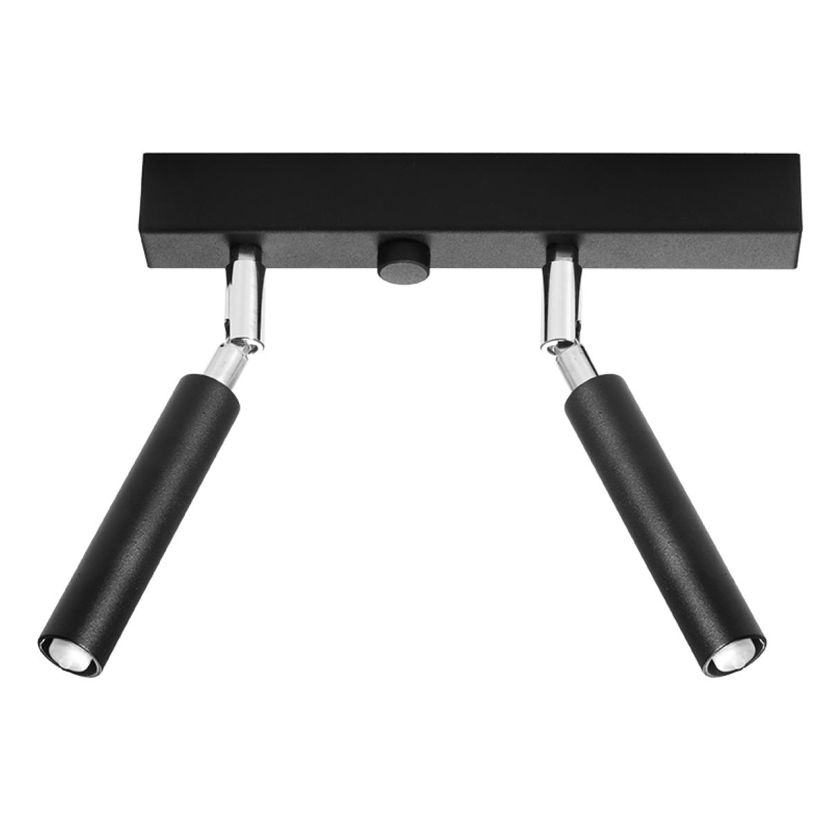 5903282798984 - Sollux - SL0898 Deckenleuchte eyetech 2 schwarz l 25cm b 3cm h 20cm G9 40W dimmbar