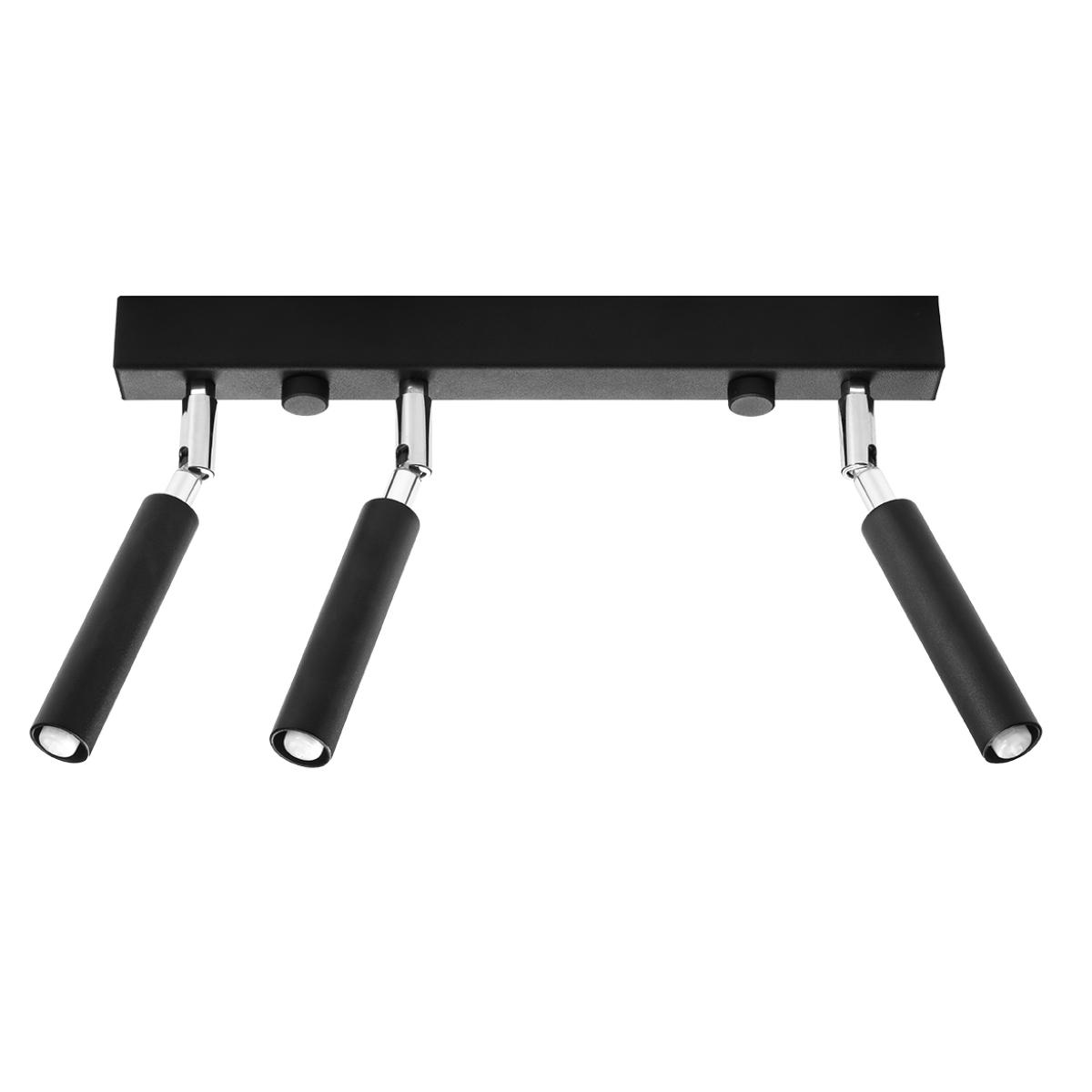 5903282798991 - SL0899 Deckenleuchte eyetech 3 schwarz l 35cm b 3cm h 20cm G9 40W dimmbar - Sollux