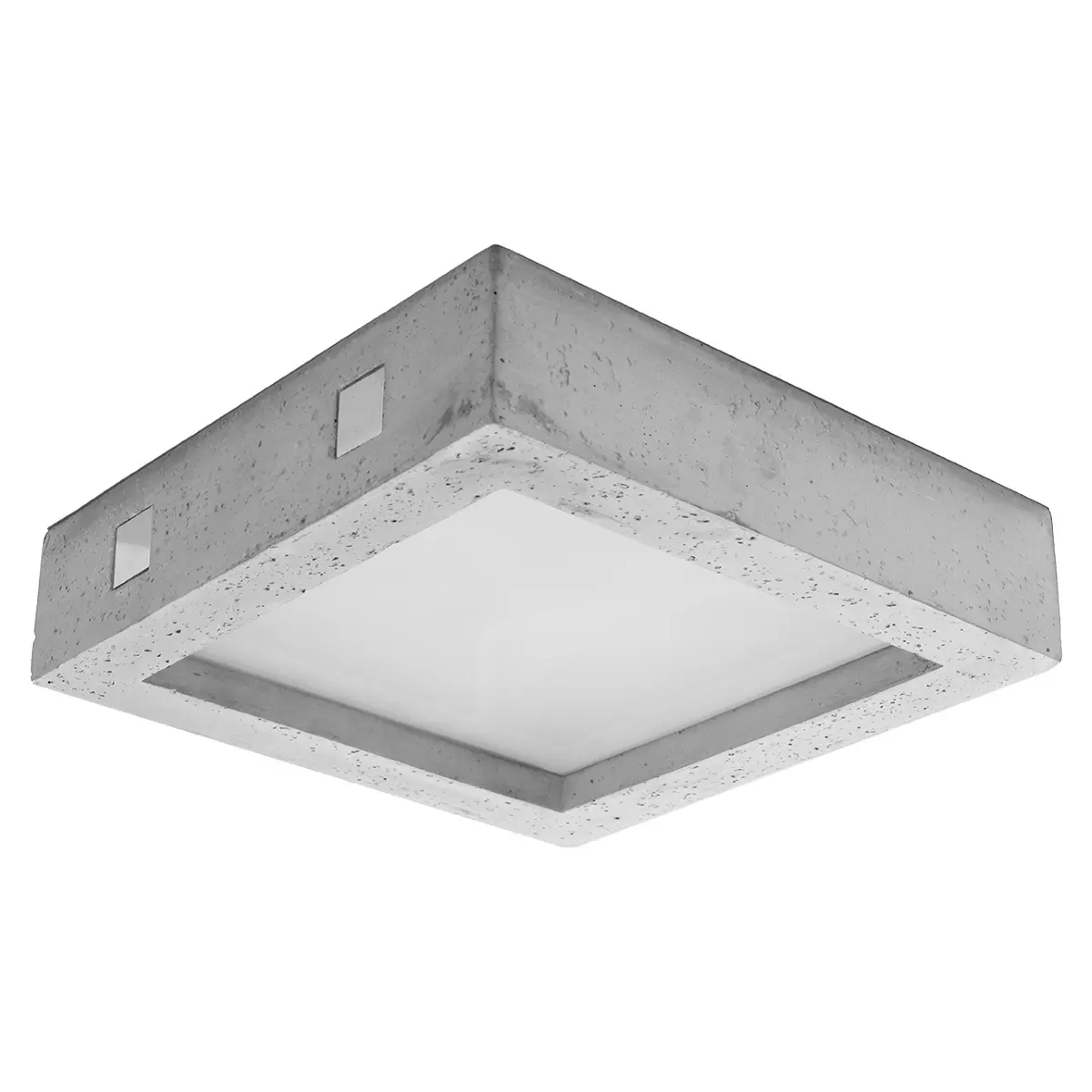 5903282715806 - Ledbox - sollux SL0995 Deckenleuchte riza beton l 33cm b 33cm h 8cm LED 22W
