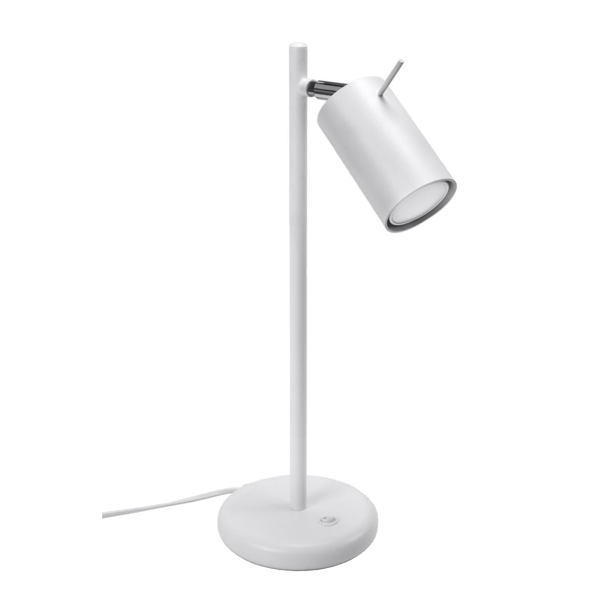 5903282725577 - SL1090 Tischleuchte ring weiss Stahl 40W H43cm L195cm B145cm - Sollux