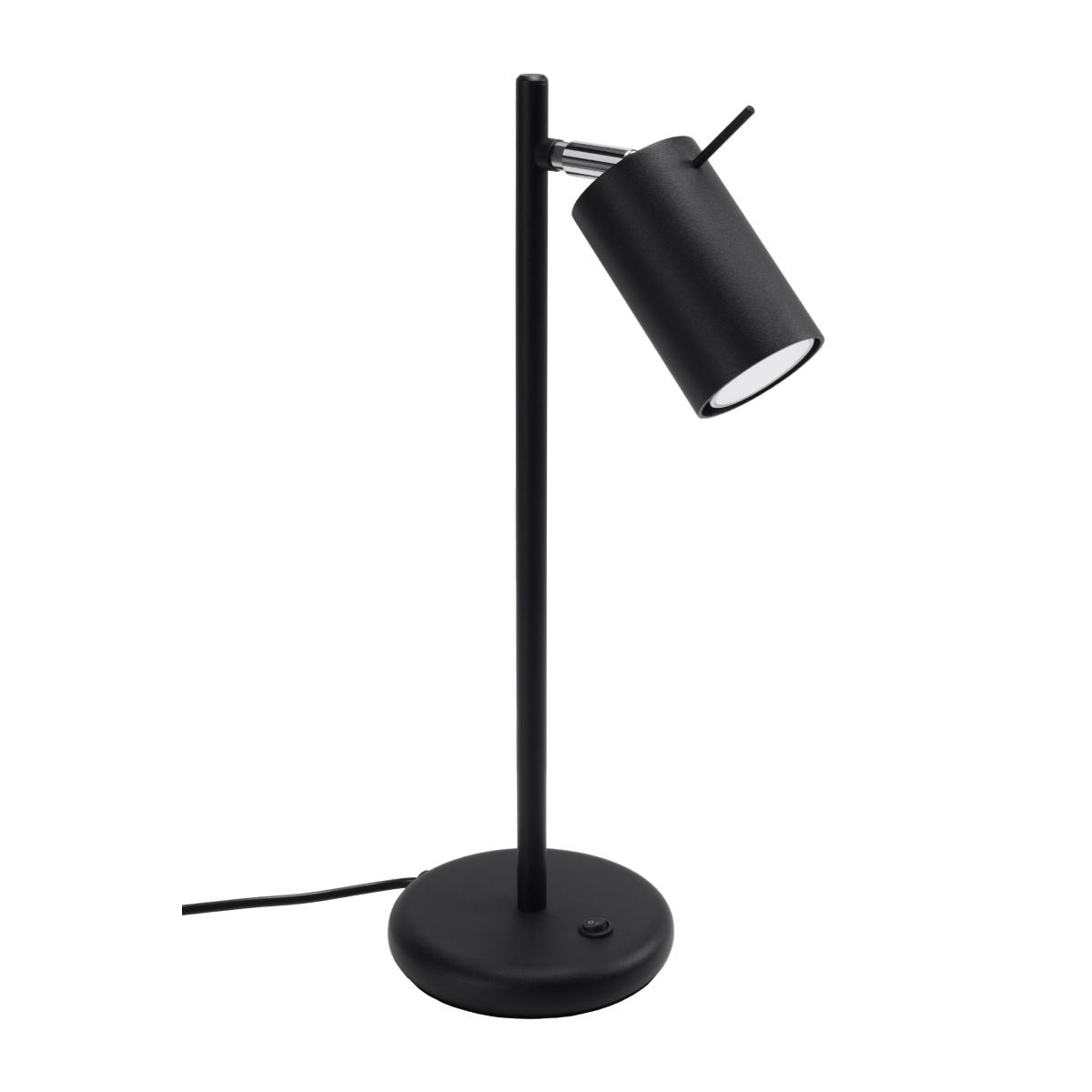 5903282725584 - SL1091 Tischlampe ring schwarz Stahl 40W H43cm L195cm B145cm - Sollux