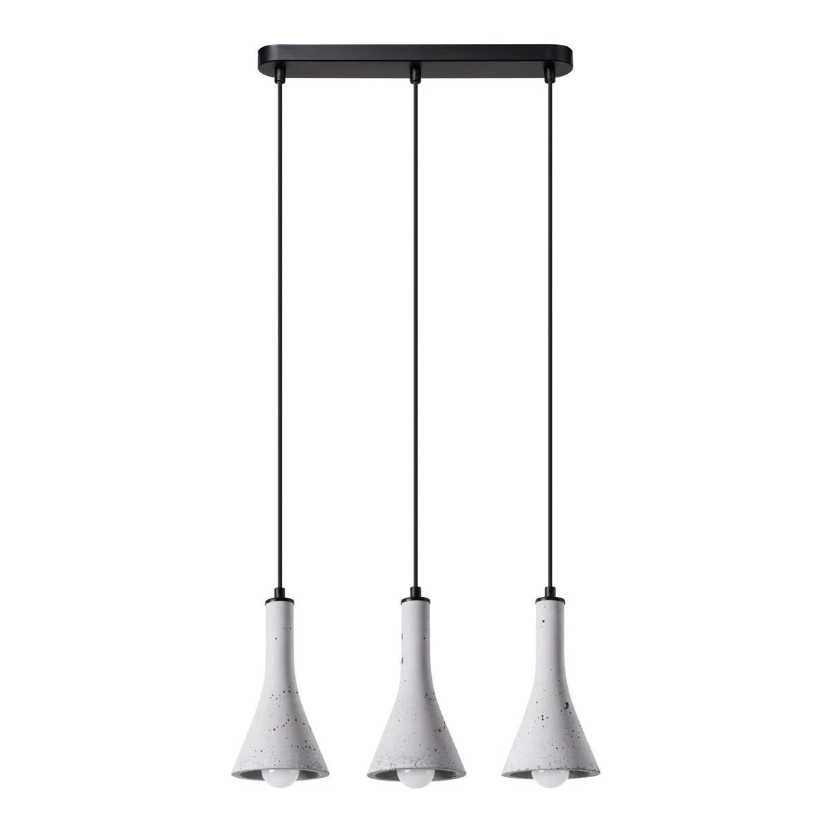 5903282735590 - Sollux - lighting Pendelleuchte de Beton rea 3L - Lampe con 3 Quellen de lamplight E14 - Glühbirnen nicht enthalten - Moderne Pendelleuchte für das