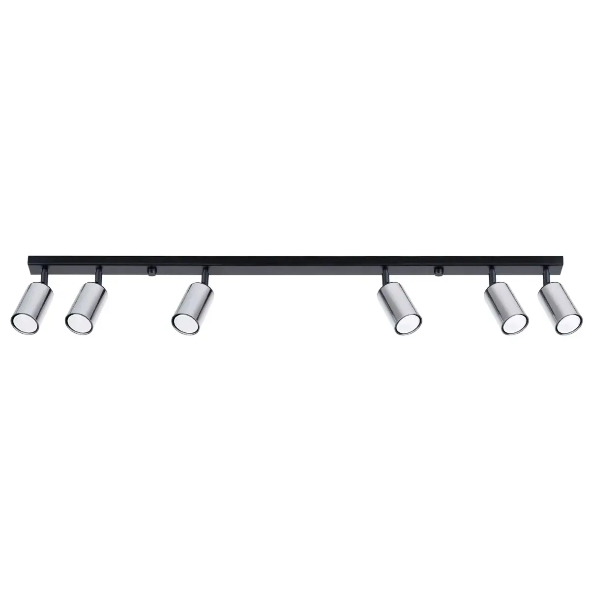 5903282774575 - SL1372 Spotleuchte WINX 6L GU10 6 x max10W LED Stahl schwarz Chrom B6cm H185cm dimmbar