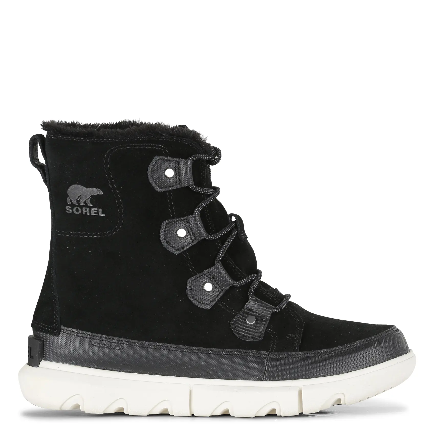 0194004778895 - SOREL Damen Schneestiefel Explorer II Joan Faux Fur WP schwarz Größe 41 1951631-010