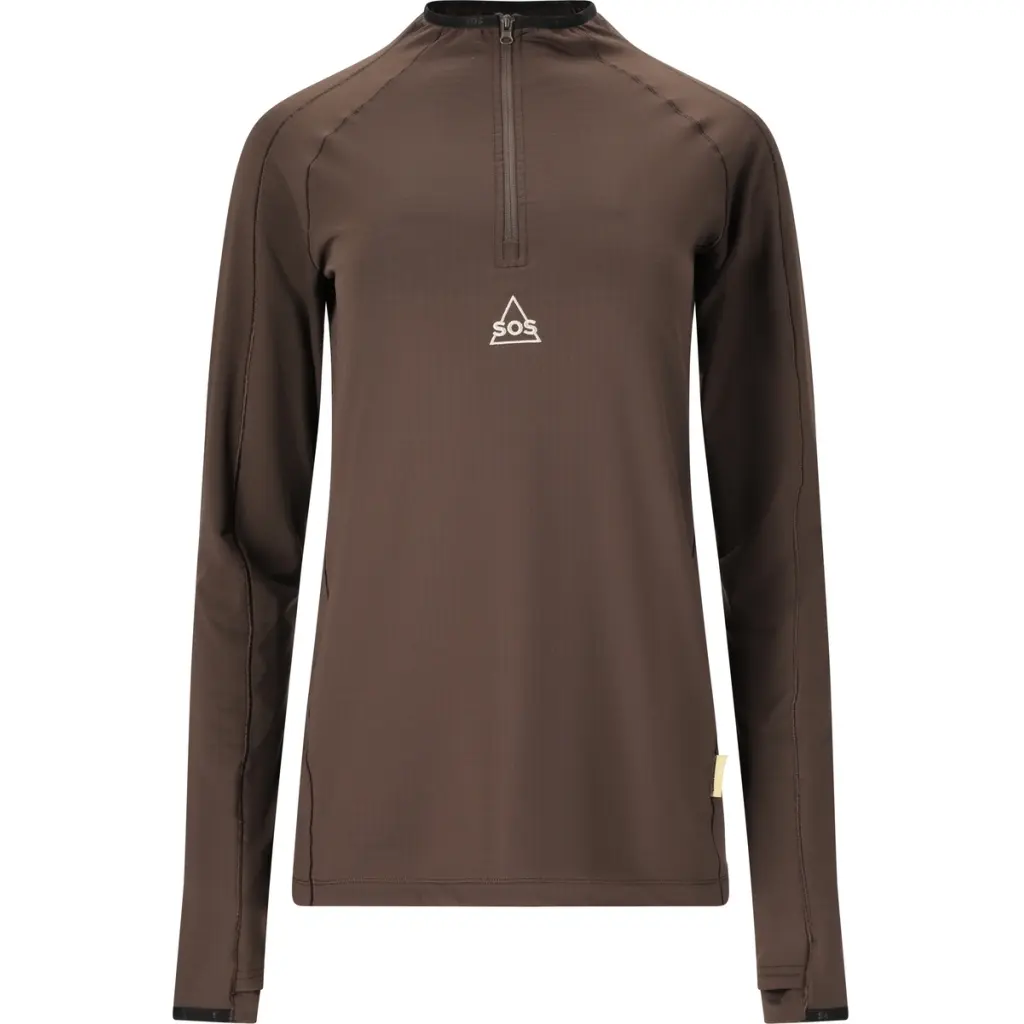 Women's half-zip training top SOS Timberline