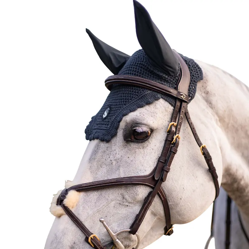 Fliegenhaube für Pferde Samshield Soundshield Fly Veil Swarovski