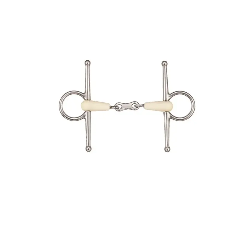 Comparer les prix de Mors à aiguille pour cheval double articulation + maillon Soyo Happy mouth