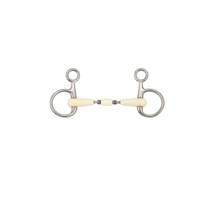 Mors+baucher+pour+cheval+double+articulation+++rouleau+Soyo+Happy+mouth