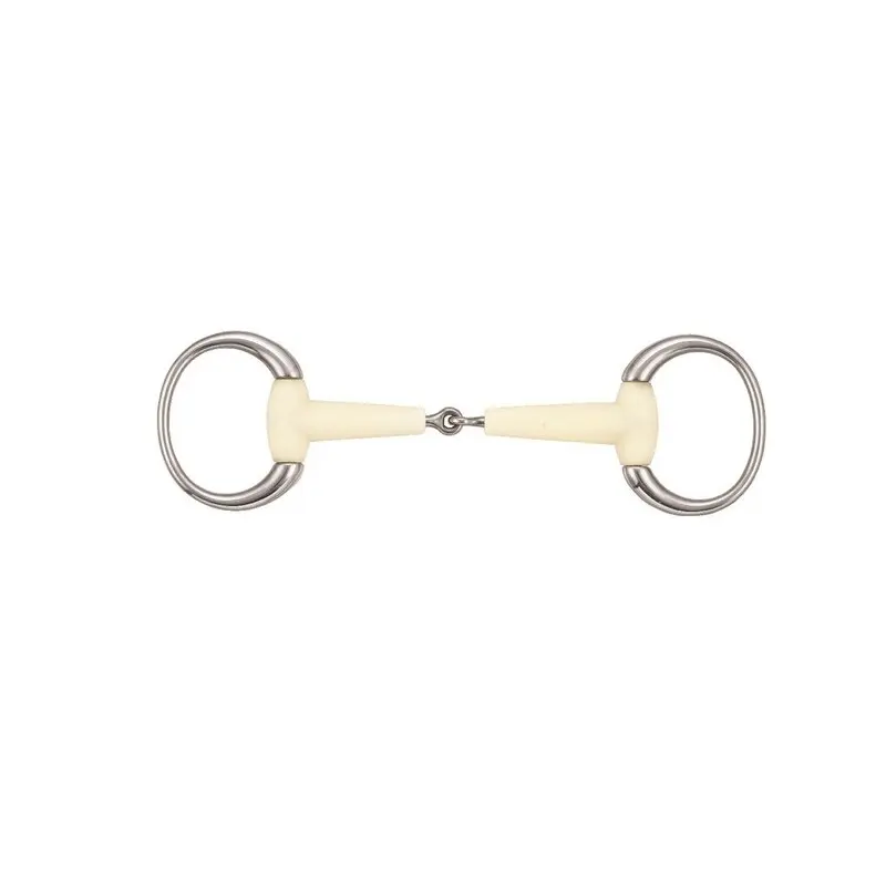 Comparer les prix de Mors olive pour cheval bague rond simple joint Soyo Happy mouth