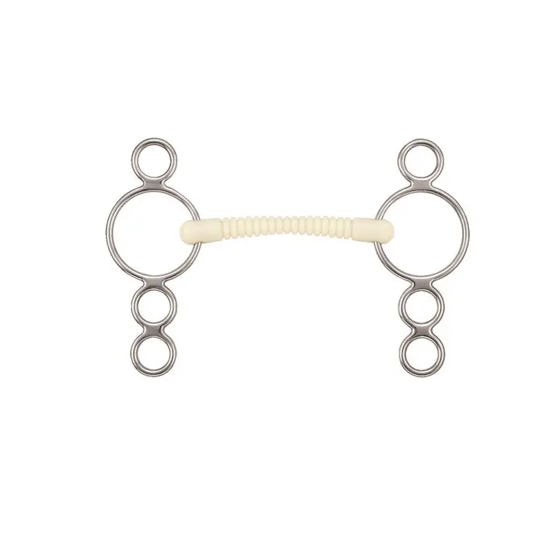 Comparer les prix de Mors droit Soyo Happy mouth pessoa "ribbed"