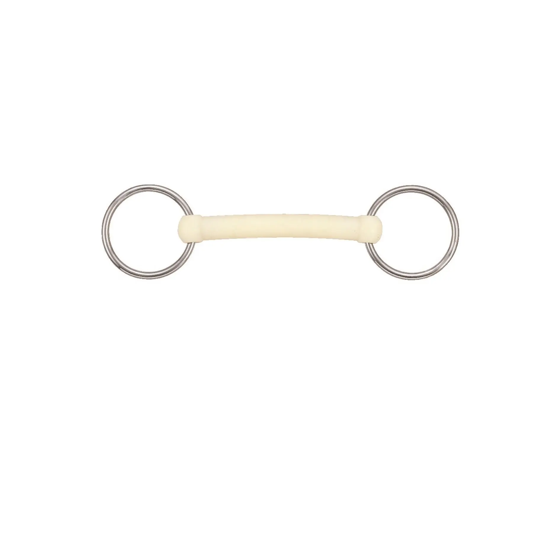 Meilleurs prix pour Mors 2 anneaux pour cheval amovible droit Soyo Happy mouth "plain"