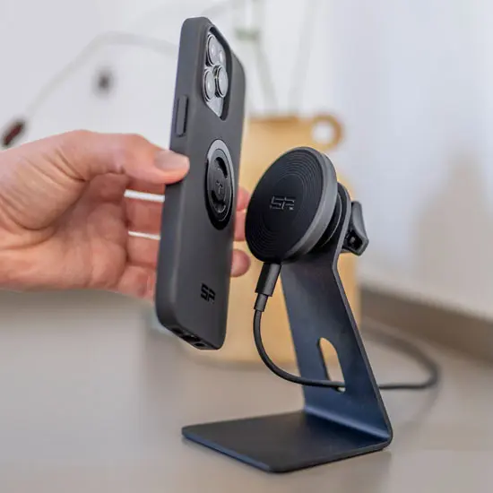 Smartphone-Halterung Schreibtisch integriertes Ladegerät SP Connect SPC+