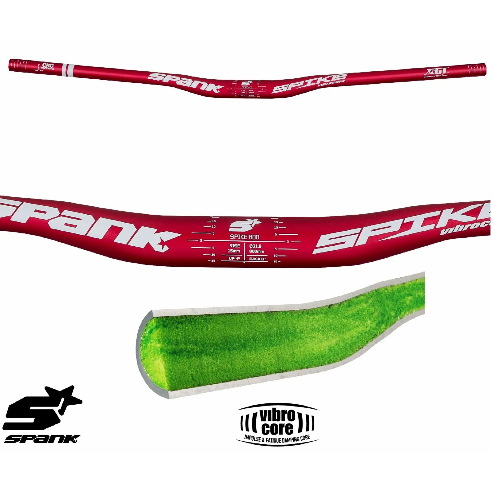 Velo Store - UK Hanger Spank Spike 800 Vibrocore Rise | Extra 10% off with Subscription, Postage £16.79 to UK Fedex.