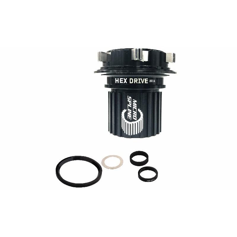 Velo Store - UK Aluminium freewheel body Spank HEX Shimano Micro Spline Anti-Bite | Extra 10% off with Subscription, Postage £16.79 to UK Fedex.