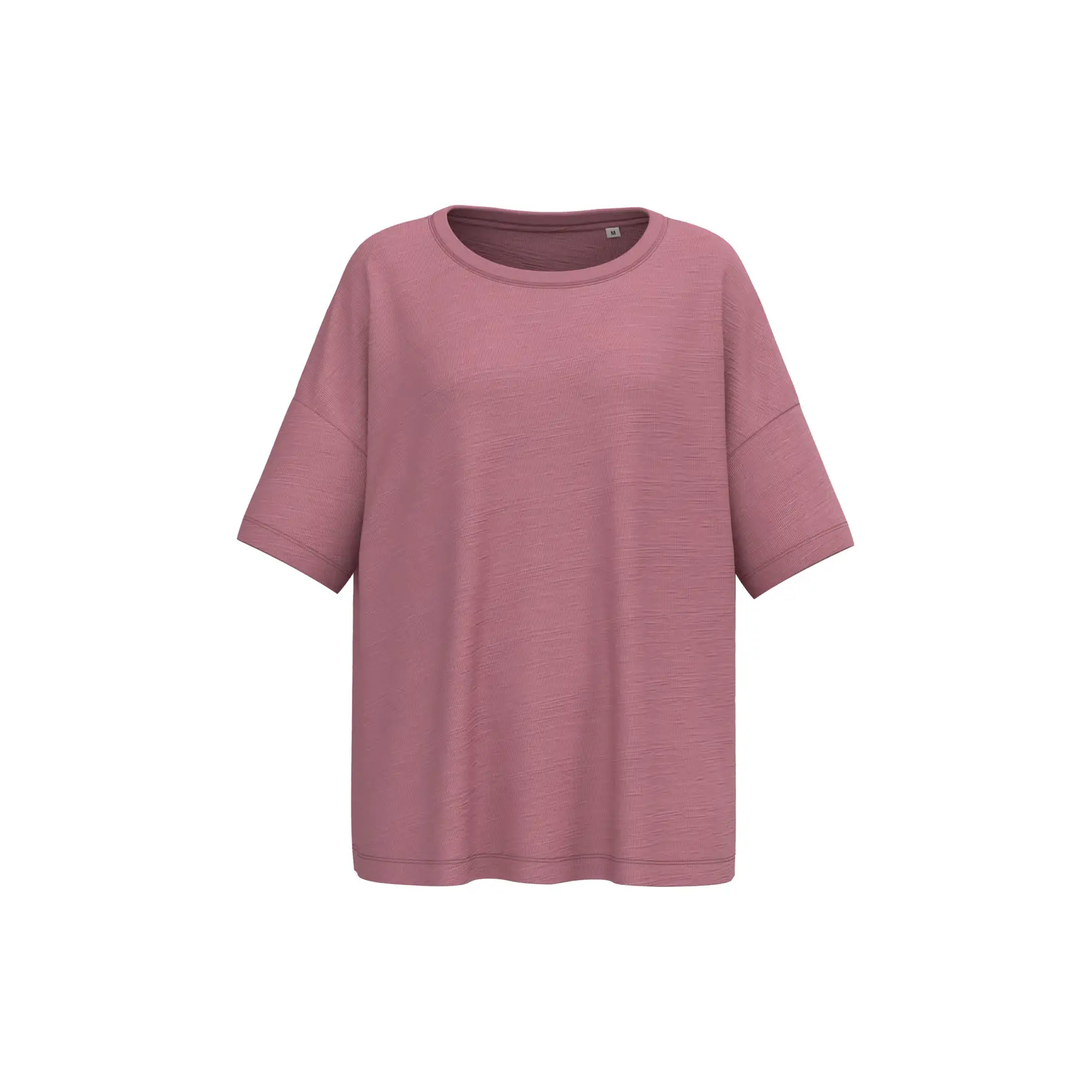 Öko-freundliches Oversize Slub T-Shirt für Damen Spasso